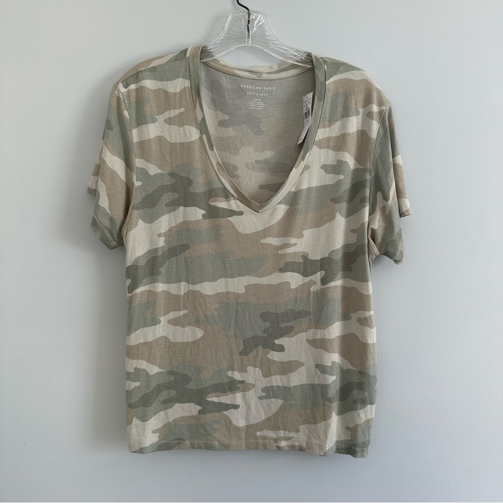 NWT Camo American Eagle soft and Sexy tee shirt